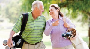 older couple golfing, Bon Secours In Motion